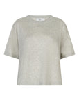 Valerian short sleeves merinio top lichtgrijs melee