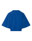 CLEMENCE Wide sleeve sweat kobalt blauw