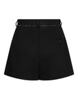 PARISS Pleated shorts zwart