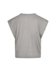 VATTES Sleeveless round neck top knitted tencel blend