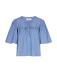 CAPRICE short sleeves top pleated shoulder