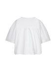 IELINE short sleeves poplin top Bright White
