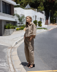 POL Light barrel pants Sand