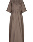 ILLUNA Half sleeves maxi dress