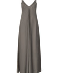 CAELEY spagetthi strap flaired maxi dress Magnet