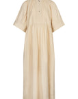 ILLUNA Half sleeves maxi dress zand