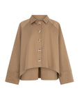 PAISE A line shirt blouse warm sand