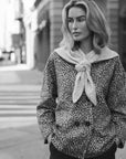 CAULIEZ Jacquard animal blazer animal skin