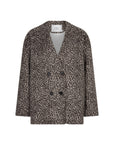 CAULIEZ Jacquard animal blazer animal skin
