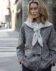 CAULIEZ Jacquard animal blazer animal skin
