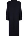 MATTIN Woolen double breated long coat night blue