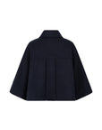 CLENDEAU Poncho shirt top night blue