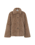 CIVETT Fake fur coat taupe