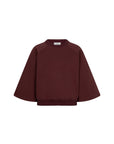 CIMEAU Wide sleeve sweat rust