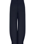 CLENDIS Tappered button detail pants night blue