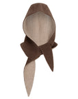 CIBAE Woolen silk scarf chocolat