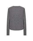 CIBRIS longsleeves striped tee light grey
