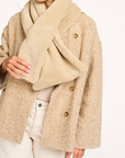 Celioc fake fur sjaal zand
