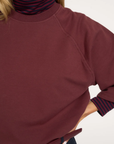 CIMEAU Wide sleeve sweat rust