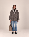 CAULIEZ Jacquard animal blazer animal skin