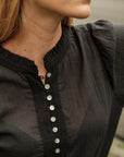 IMRAN BLOUSE JET BLACK