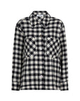 MELVA SHIRT BLACK CHECK