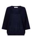 VAYEN night blue v neck relaxed pull