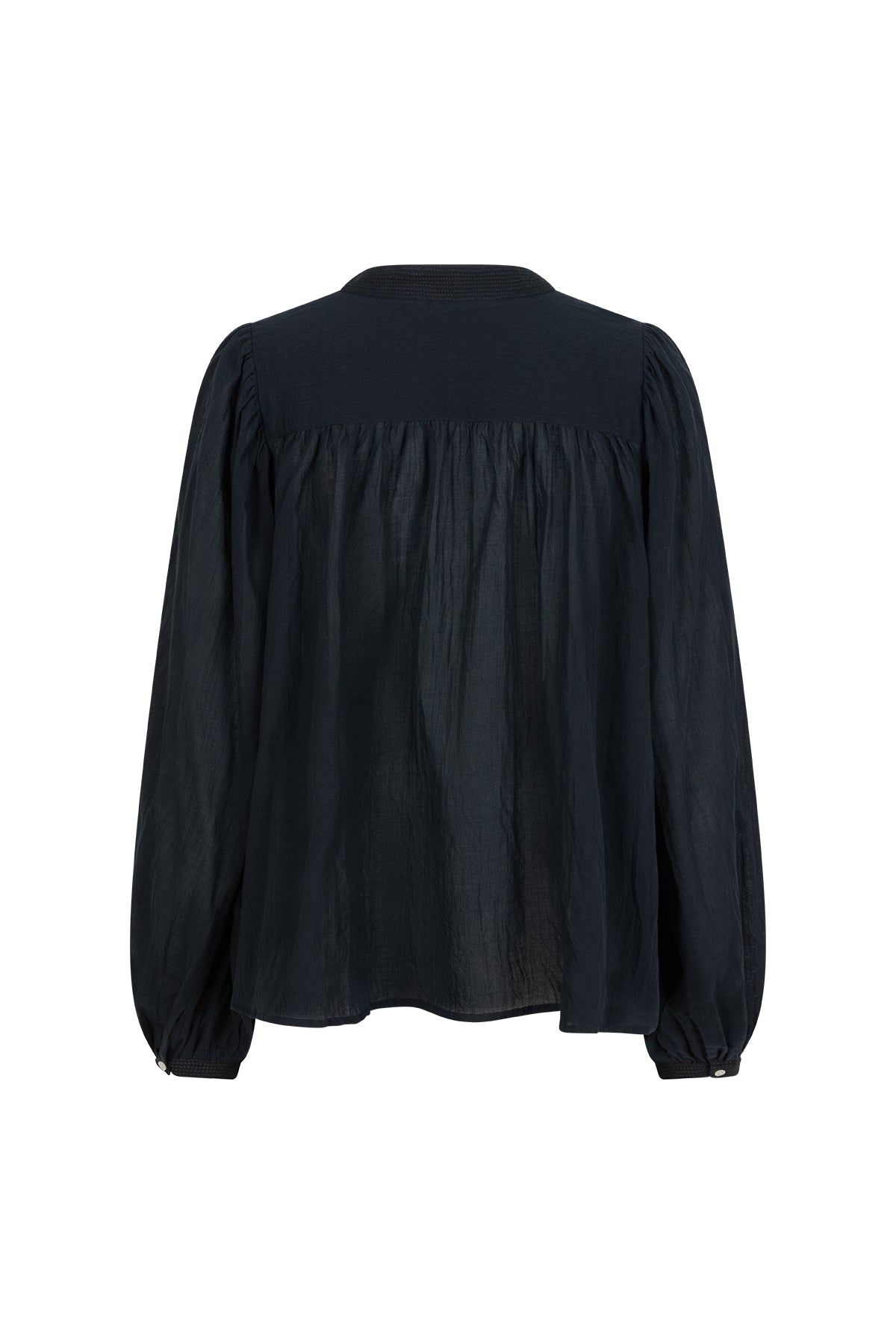 ILENE long sleevs pleated blouse