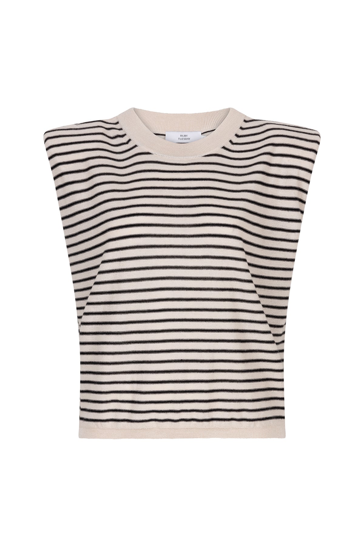 VASCO sleeveless knitted top Stripe