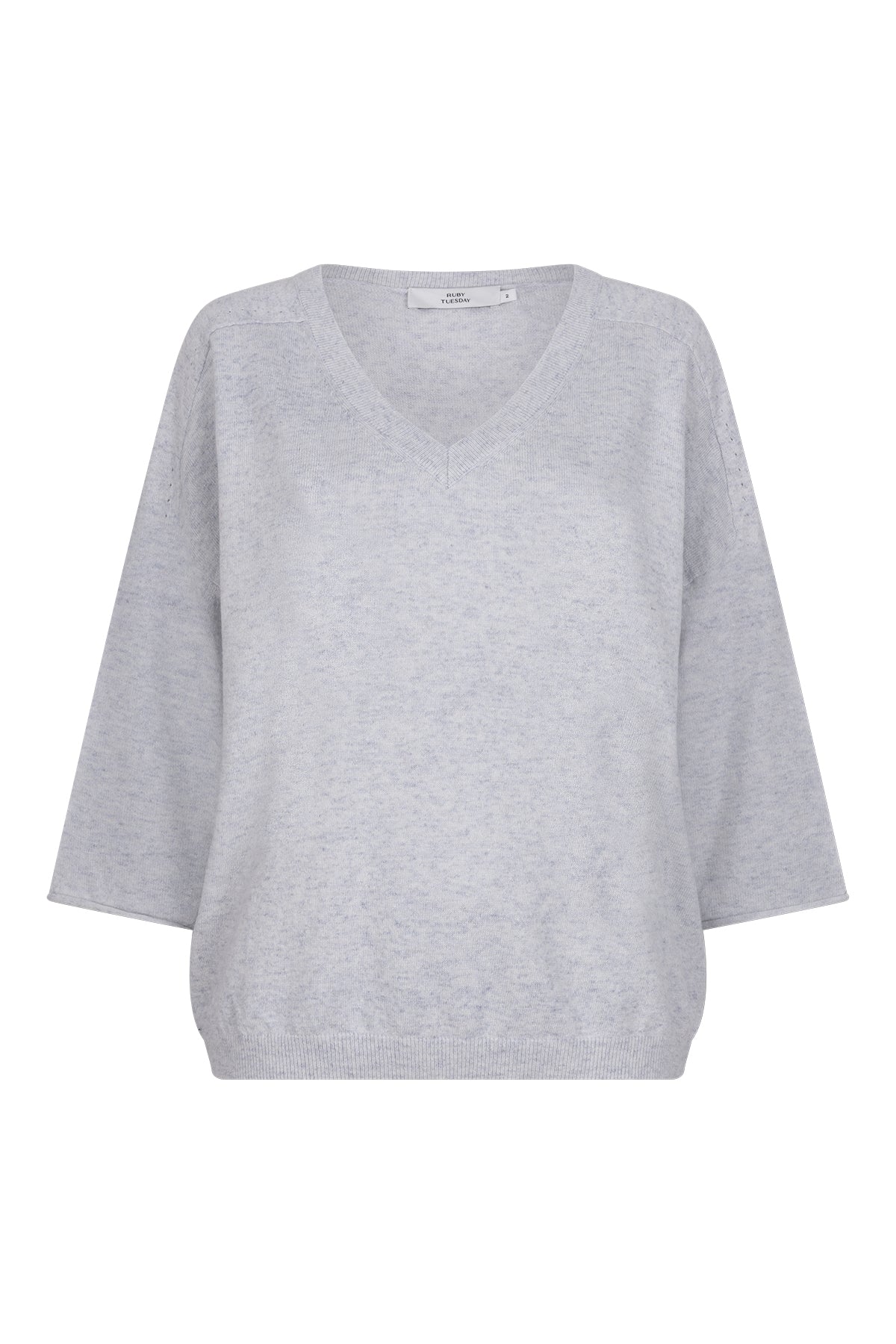 VAYEN v neck relaxed pull light grey