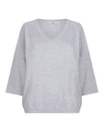 VAYEN v neck relaxed pull light grey