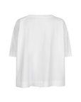 COLLIN boxy jersey top half sleeves wit