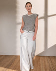 PAXTON wide leg pants Coconut Milk