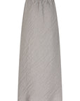 CARLEE cotton blend maxi skirt Grey Melange