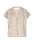 Iann fake fur gilet zand
