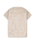 Iann fake fur gilet zand