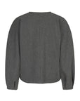 Pierrot half sleeves collarles top