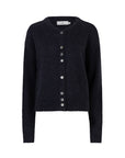 Vallee round neck alpaca cardigan