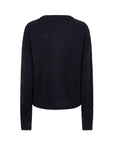 Vallee round neck alpaca cardigan