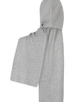 Vallere hooded scarf Light Grey