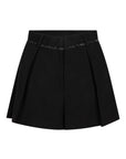 PARISS Pleated shorts zwart