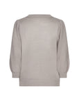 VATISSE Halve sleeves polo knitted tencel blend top