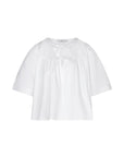 IELINE short sleeves poplin top Bright White