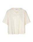 CHAIM Flaired short sleeves v-neck tee