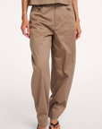 POL Light barrel pants Sand