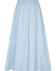 ILYSSA Long pull on skirt Light blue