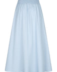 ILYSSA Long pull on skirt Light blue