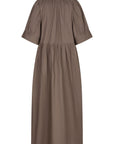 ILLUNA Half sleeves maxi dress