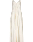CAELEY spagetthi strap flaired maxi dress Coconut milk