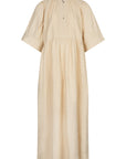 ILLUNA Half sleeves maxi dress zand